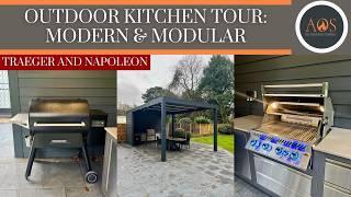 OUTDOOR KITCHEN TOUR: MODERN & MODULAR