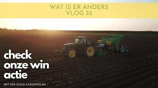 wat is er anders (nr 32) aardappelen planten 2021, cichorei zaaien. winactie