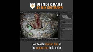 How to Add Motion Blur in the Compositor in Blender