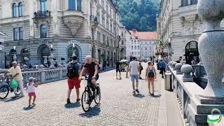 LJUBLJANA, Slovenia Walking Tour: A Scenic Walk in the Old Town