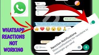 Whatsapp Reaction feature update 2022 / NEW WHATSAPP UPDATE not working