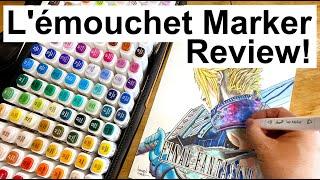 Great COPIC MARKERS alternative! L'émouchet Twin Marker Pens! A Cheaper Alcohol Based Art Markers