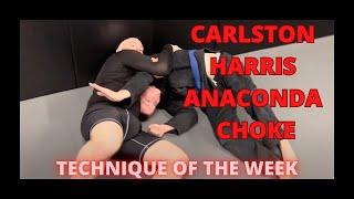 TECHNIQUE OF THE WEEK: CARLSTON HARRIS ANACONDA CHOKE | HALF THE BATTLE