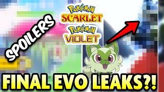 STARTER EVO LEAKS and INFO! NEW Pokemon Scarlet and Violet Leak Breakdown!