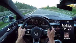 POV-Style: Highspeed im Volkswagen Arteon 2.0 TSI (480 PS) by HGP-Turbo/ Autobahn Edition 300+ 