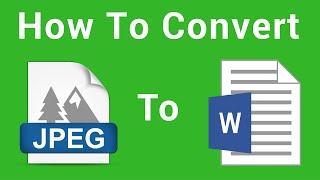 How To Convert Image To Text  Using Google Docs (JPEG to DOCX)