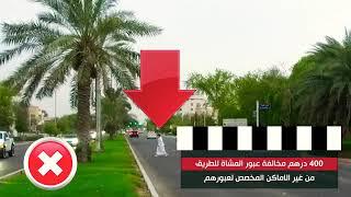 Abu Dhabi Pedestrian Crossing