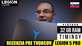 2022 Recenzia Lenovo Legion 5 Pro, RAM 32GB (Slovensky)