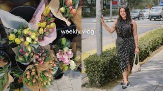 april  weekly vlog | work, fun and lots of eating  