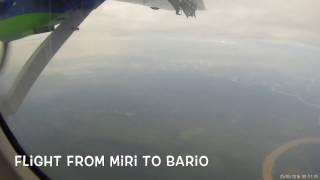 Maswing's Twin Otter flight from Miri to Bario (Sarawak, Malaysia Borneo)