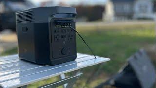 EF ECOFLOW Portable Power Station Delta 2, Solar Generator for Home Backup Power, Camping & RVs Revi