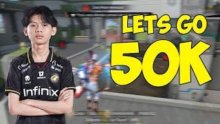 LET'S GO 50K !!! SOLO VS SQUAD -FREEFIRE