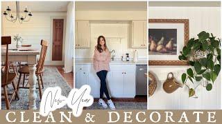 Clean and Decorate with Me - Cottage Farmhouse Kitchen - Simple Decorating Ideas