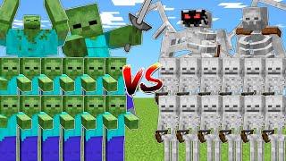 ZOMBIES vs SKELETON ARMY