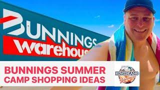 Bunnings Camp Shopping Ideas / Affordable Camping Ideas / Summer Camping / Free Camping Australia