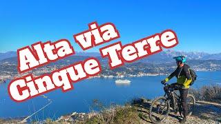 Alta Via delle Cinque Terre-Da Levanto a Portovenere in Ebike - Cannondale Moterra Insta 360 one x2