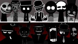 Incredibox Sprunki - All Black #2 | Normal Version Vs Horror Version