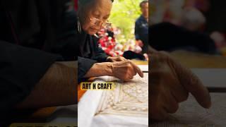 105 Years old Woman Handcrafted in Sapa Vietnam  #vietnamcountry #handmade #artandcraft