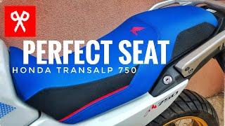 Honda XL750 TRANSALP - The Perfect Comfort Seat  Meet OFFICINA DELLE TOPPE Motorcycle Seats