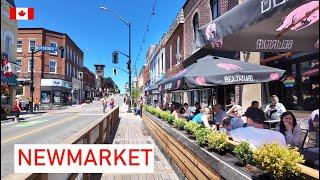 NEWMARKET Downtown Walking Tour - Events on Main Street - 4K Canada travel vlogs