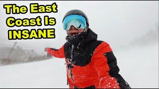 Snowboarding Crazy East Coast Conditions at MT Peter - (Season 6, Day 84)