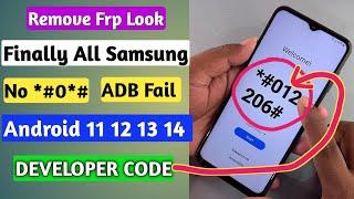 Finally Reset Security 2024 - Samsung Frp Bypass *#0*# Not Working Android 11 12 13 14 || Frp Unlock