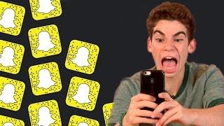 Cameron Boyce gets terrified on Snapchat!
