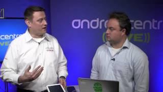 Android Central @ SDC13: Mike Mass, Cisco engineer, demos new software for telecommunications
