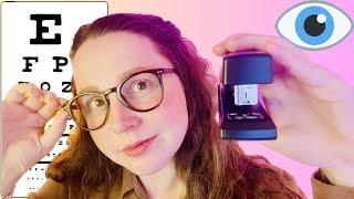 Eye Exam ASMR Stutter and Glitching (Breathy and Intense)