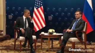 Barack Obama in open microphone gaffe with Dmitry Medvedev