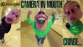 SAVOSIN PUT INSTA360 IN MOUTH | SAVOSIN CRINGE | INSTA360 ROLLERBLADING CAMERA