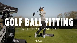 Sophie Walker's Titleist golf ball fitting - Pro V1, Pro V1x or Left Dash? 