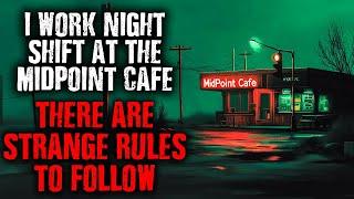 " I work NIGHT SHIFT at the MIDPOINT CAFE...There are STRANGE RULES to follow! "