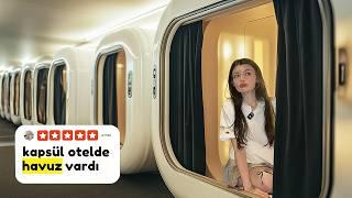 JAPONYA'DA FIRST CLASS KAPSÜL OTELDE KALDIM!