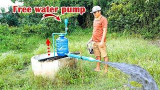 Pressure pump | How to make auto water pump without electricity easy way #freeenergy #diy