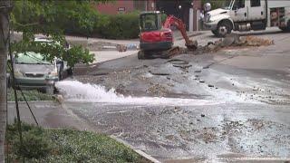Water main break impacts Buckhead neighborhood