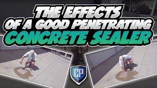 Effects of a Good Penetrating Concrete Sealer