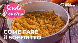 COME FARE IL SOFFRITTO: a SCUOLA di CUCINA con GZ