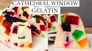 How To Make Cathedral Window Gelatin - Pinoy Recipe