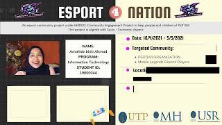 UTP MPU4 BATCH 14 (MAY 2021)  -  ESPORT4NATION - (19000044)