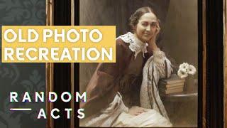 1800s photo recreated | An Ode To Hill and Adamson by Maisie Broadhead & Jack Cole | Random Acts