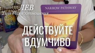 Лев ОТНОШЕНИЯ Twin Flame : Действуйте вдумчиво! | 1/2 Октября 2024