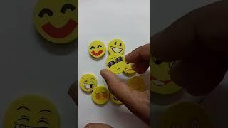 Cute smiley erasers #shorts #yshorts #smiley #Zaak'sStationeryWorld Pls subscribe the channel