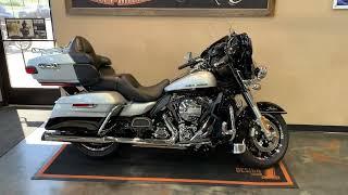 2015 Harley-Davidson Ultra Limited in Brilliant Silver and Vivid Black-FLHTK