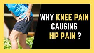 5 Reasons Why Knee Pain Causing Hip Pain | Knee Pain Solution While Feel Hip Pain| Sleepinsta