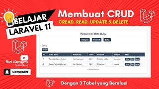 Tutorial CRUD Laravel 11, Studi Kasus Aplikasi Manajemen Data Buku