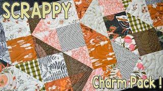 Hidden Trails | Charm Pack Quilt Pattern | In A Day | Quick and Easy