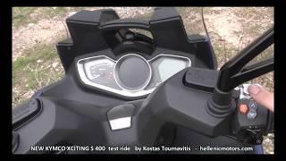 new KYMCO Xciting S Noodoe 400  test ride by Kostas Tournavitis - hellenicmotors.com