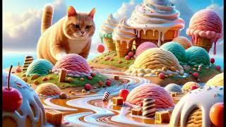 CAT and Ice Cream (meow story) #cute #cat