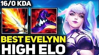 RANK 1 BEST EVELYNN DOMINATING HIGH ELO IN SEASON 14! | League of Legends